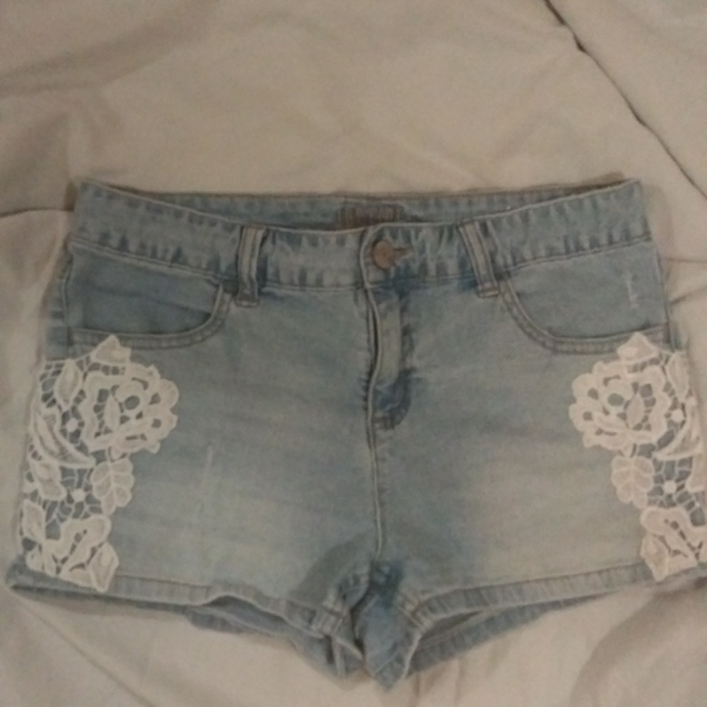 Girls jean shorts